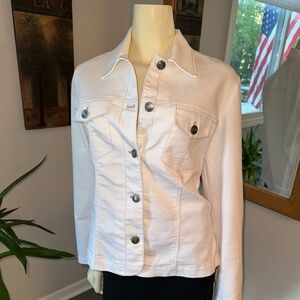 Pendleton  Women's White Denim Jacket ~ Medium